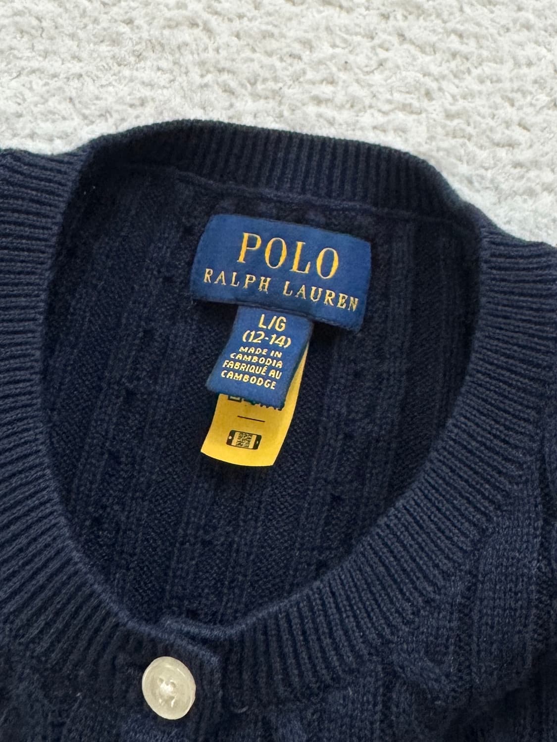 폴로 네이비 우먼 가디건 상품이미지5