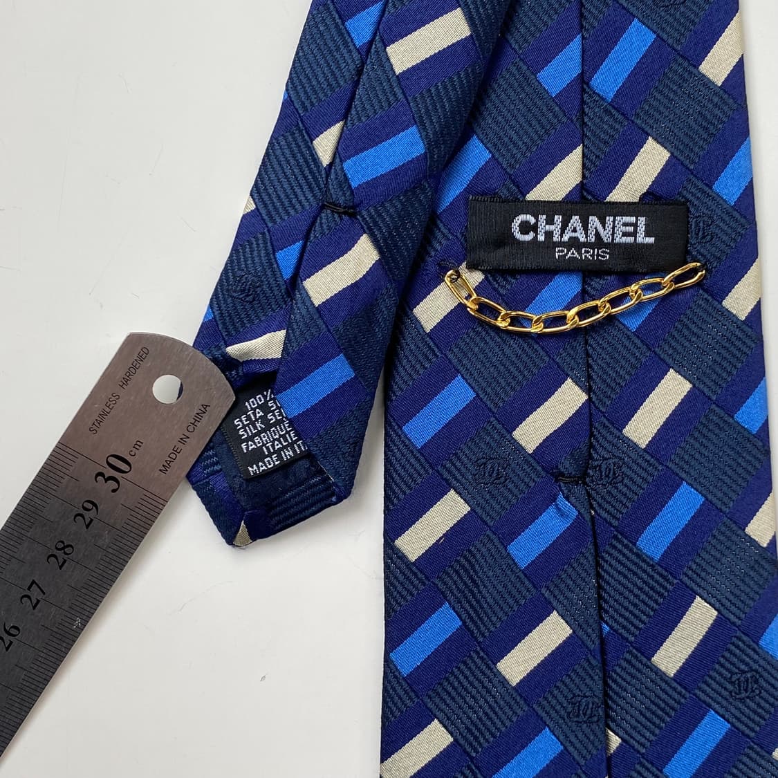 샤넬(CHANEL) 모노그램 명품 정품 넥타이 상품이미지5