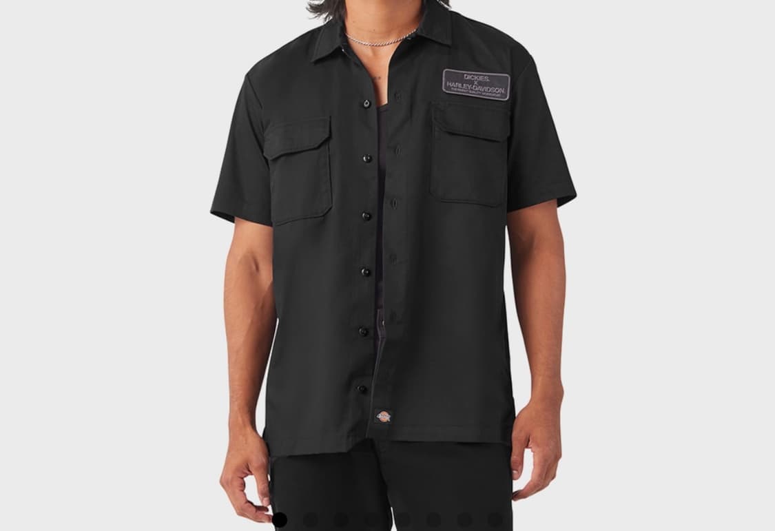 디키즈-할리데이비슨 콜라보 워크셔츠 상품이미지1