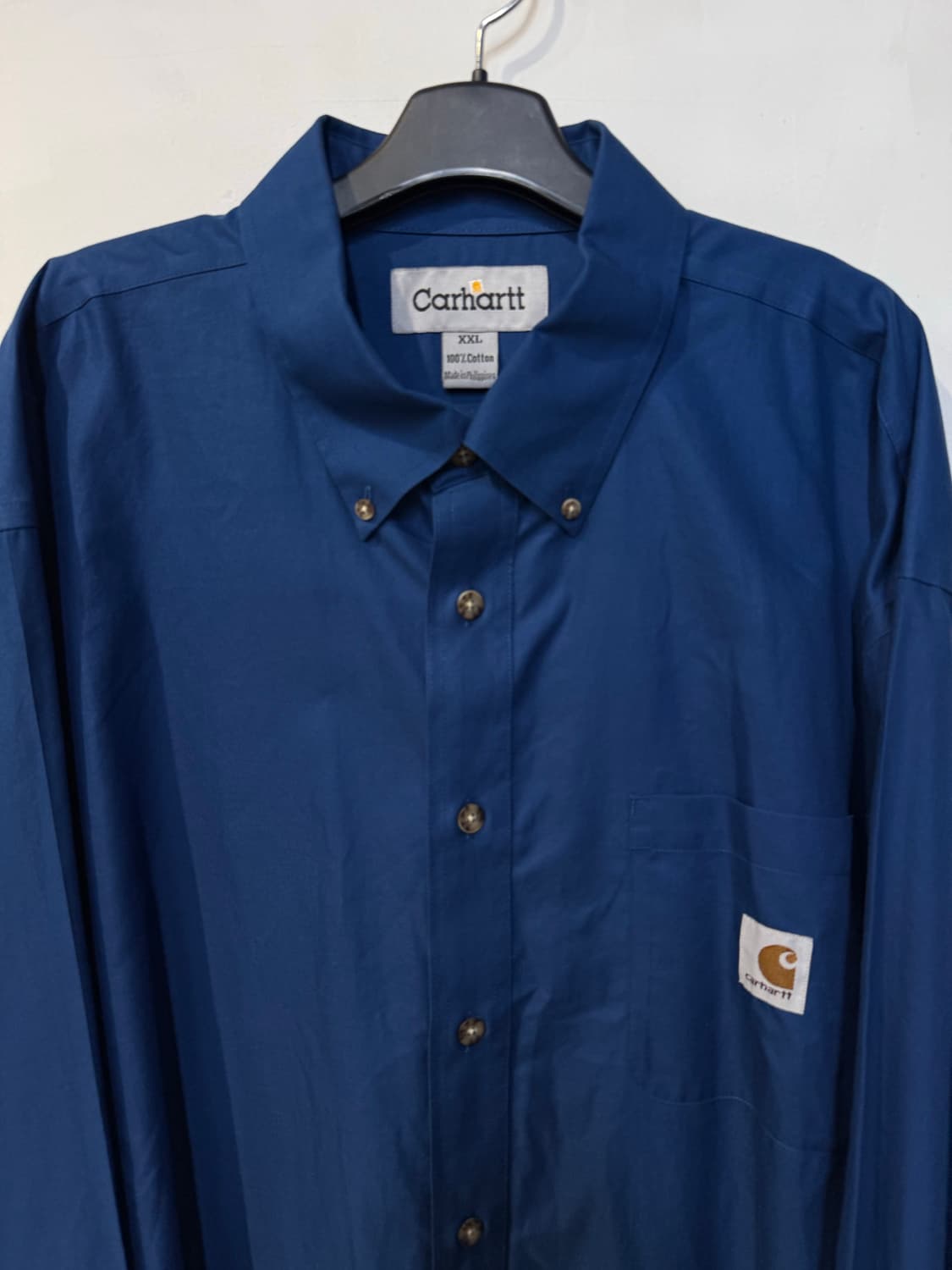 칼하트 블루 긴팔셔츠 상품이미지2