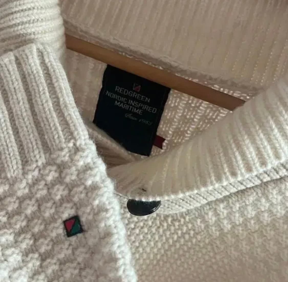 레드그린 램스울 캐주얼 카라 니트 110 빅사이즈  상품이미지5