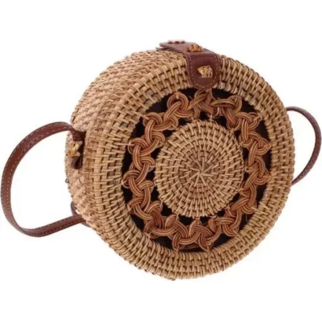 라탄 템버린백 크로스백 상품이미지2