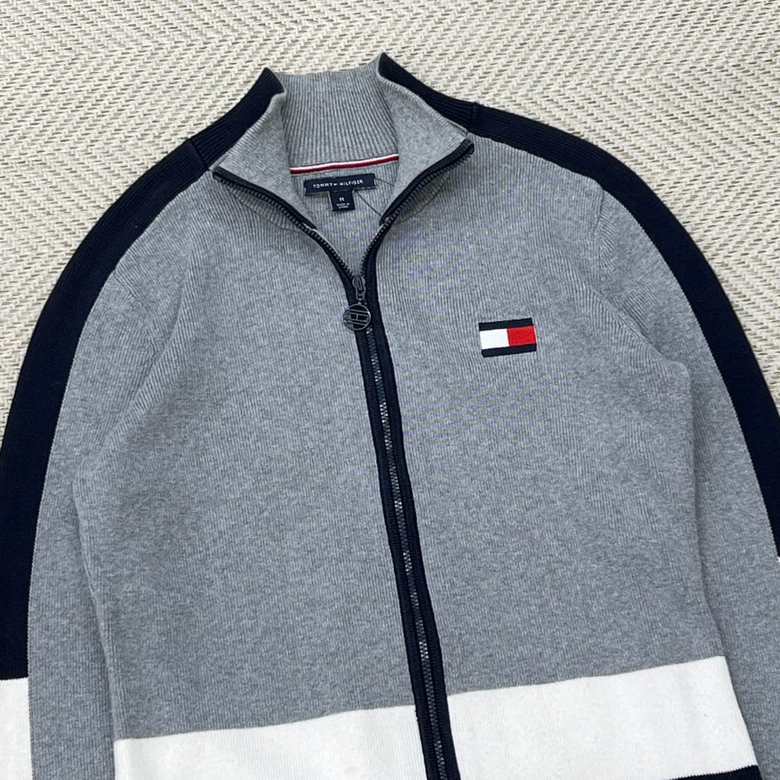 타미힐피거 니트집업 r3227 상품이미지3