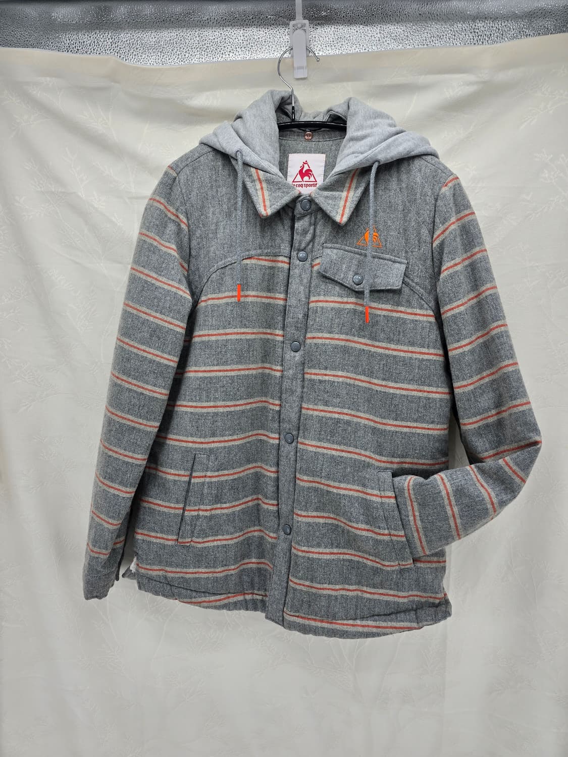 르꼬끄 스트라이프 뽀글이 안감 자켓 Y2K 상품이미지1