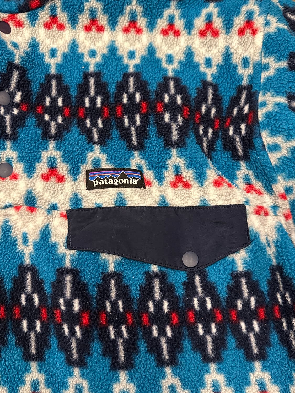 파타고니아 신칠라 스냅티 아즈텍 플리스 M 상품이미지3