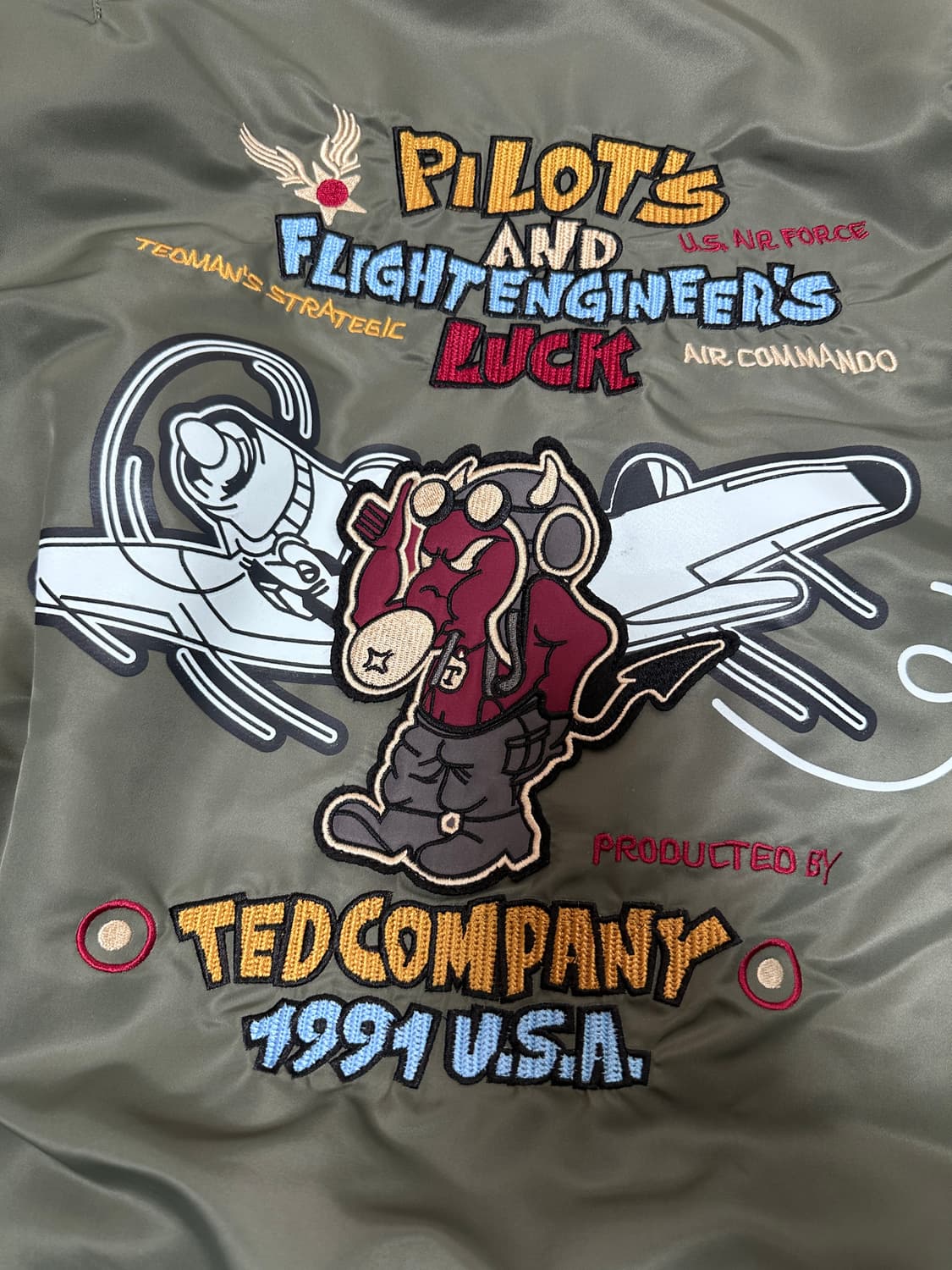 테드컴퍼니 ma-1  데빌맨 항공점퍼 상품이미지3