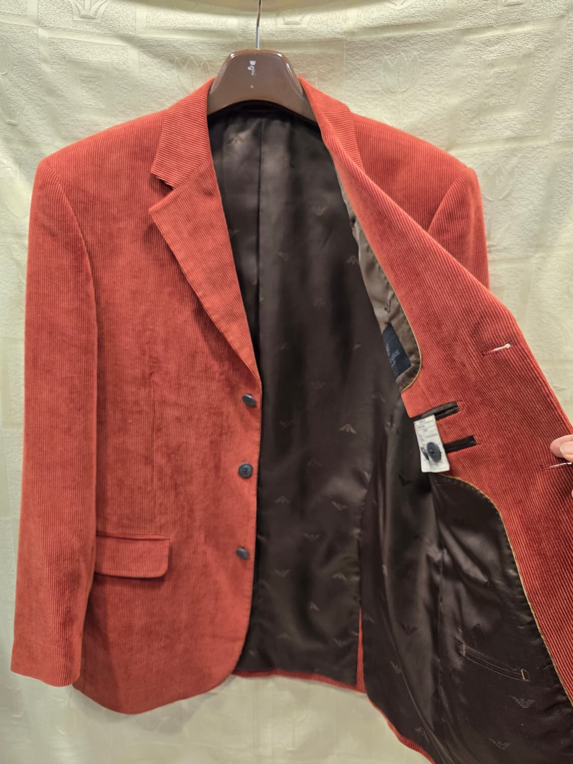 조르지오 아르마니 코듀로이 자켓 벽돌색 100~105 상품이미지7