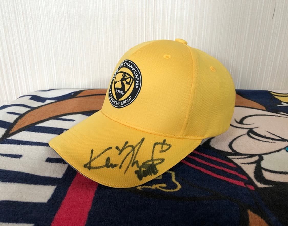 KB금융 스타 챔피언십 골프모자/캡 김예린프로 싸인 상품이미지2