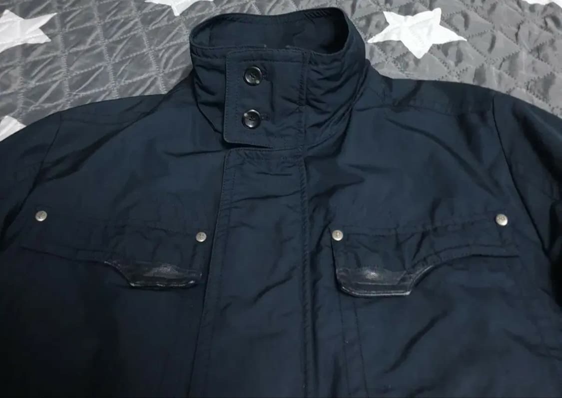 (이태리 원사) 헨리코튼 모던컨트리 클래식 양가죽배색 사파리 점퍼 (M) 상품이미지2