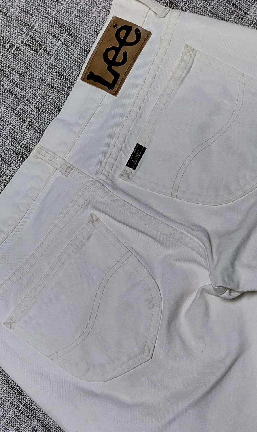 [S] Lee(리) 프리 오가닉 코튼 화이트 데님 팬츠 (LL1612) 상품이미지8