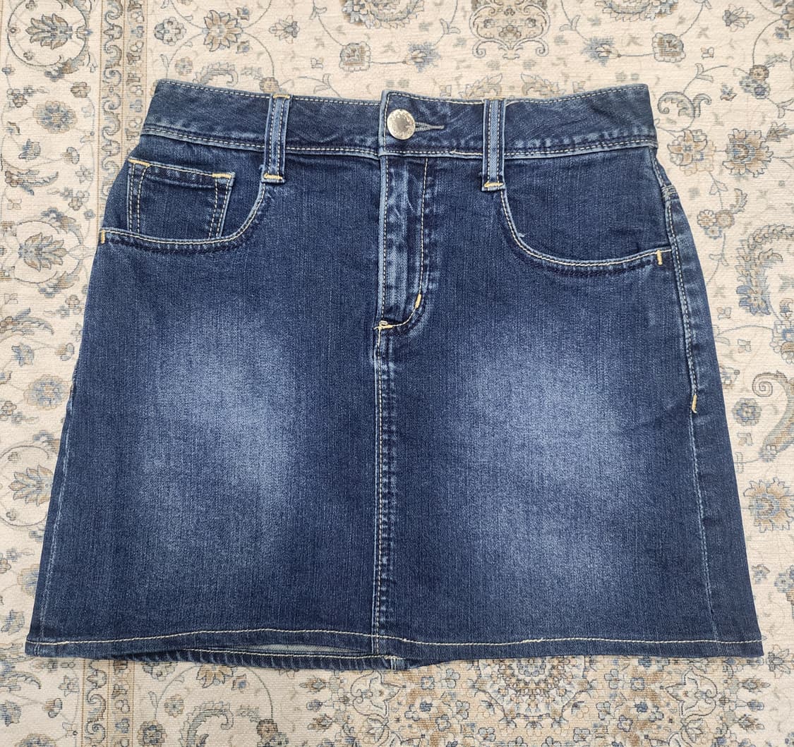 백넘버 데님 미니스커트 XS (25-27) 상품이미지1