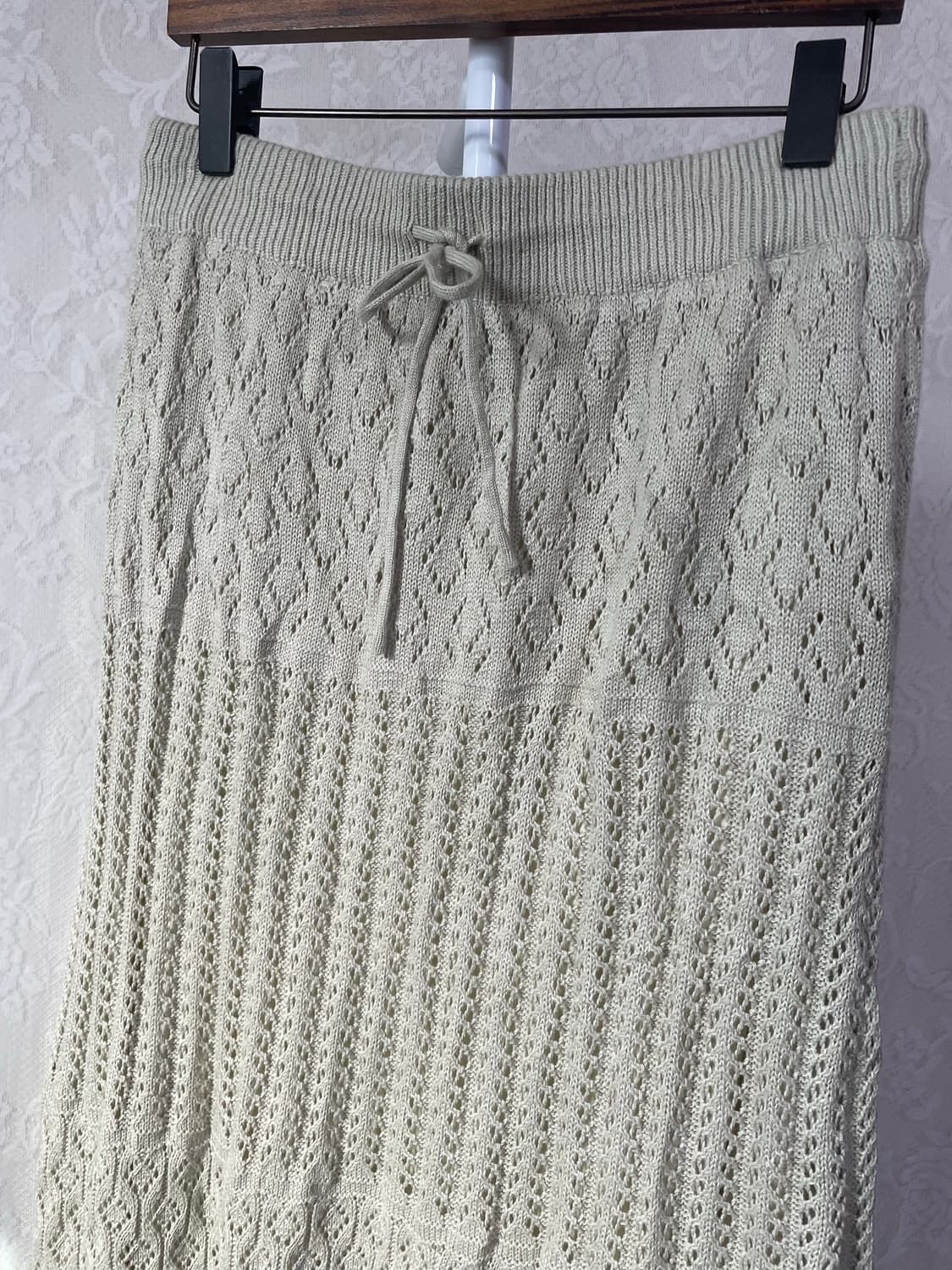 크로셰 니트 머메이드 롱스커트 상품이미지2