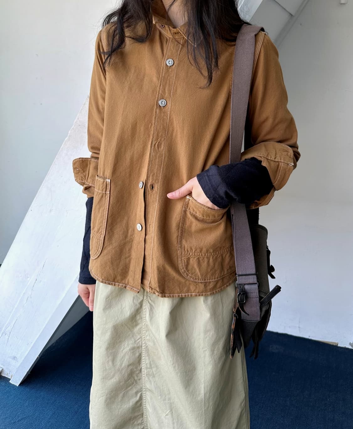 Natural cotton work design jacket 상품이미지10
