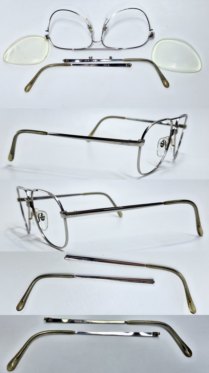 90s 일본 빈티지 니콘 FB623 투브릿지 더블브릿지 안경테 빈티지 상품이미지8