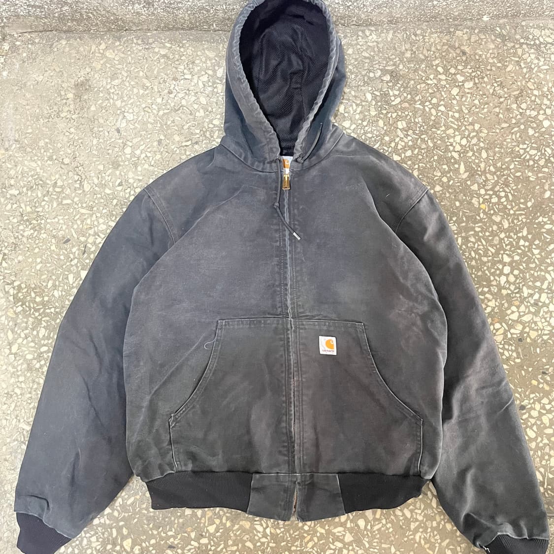 [L] 00s 빈티지 칼하트 액티브 자켓 J131 BLK 상품이미지1