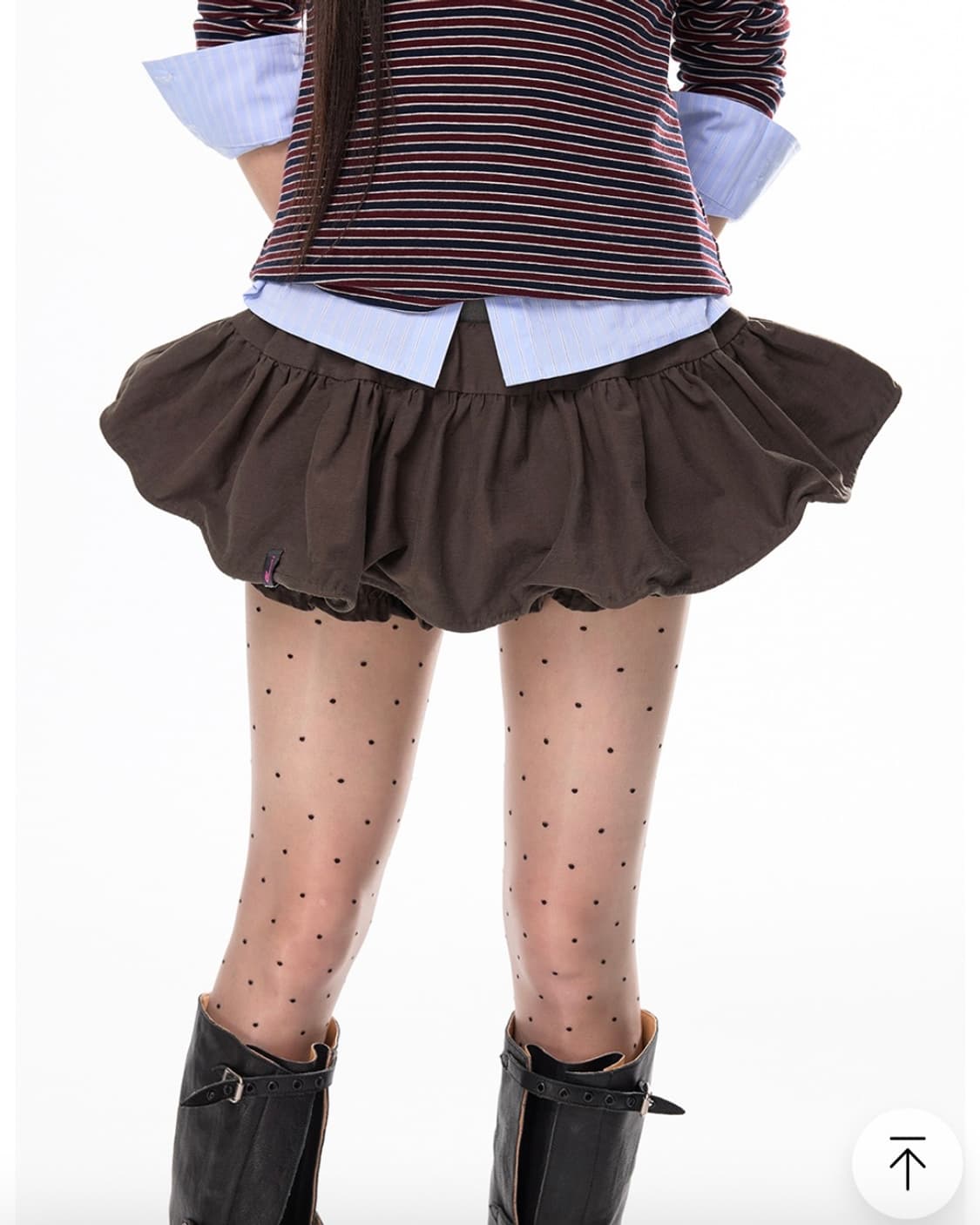 JIKOO Ballet Flower Pleats Skirt 상품이미지4