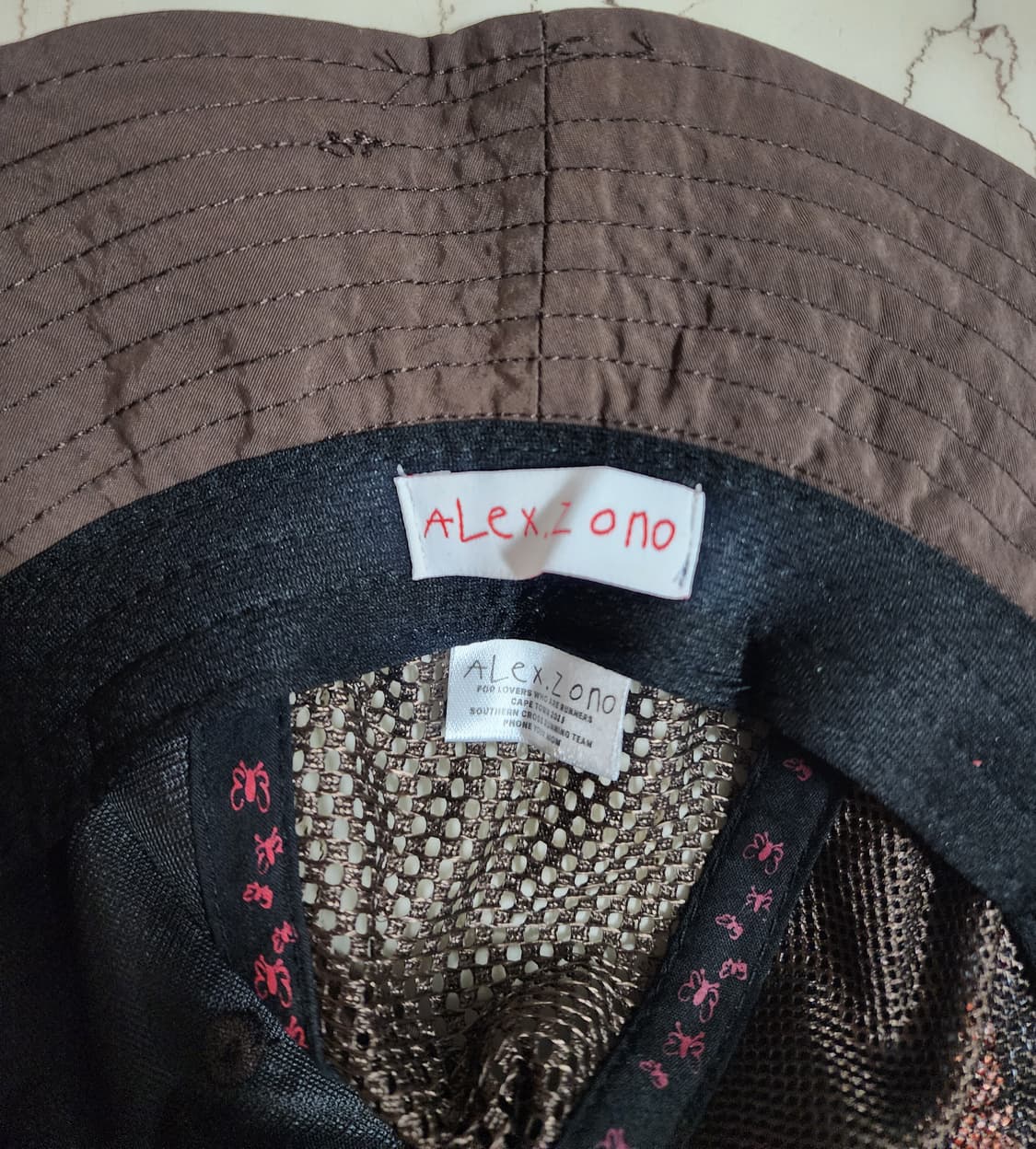 알렉스조노 웨어에버 익스클루시브 버킷햇  i dig running 상품이미지3