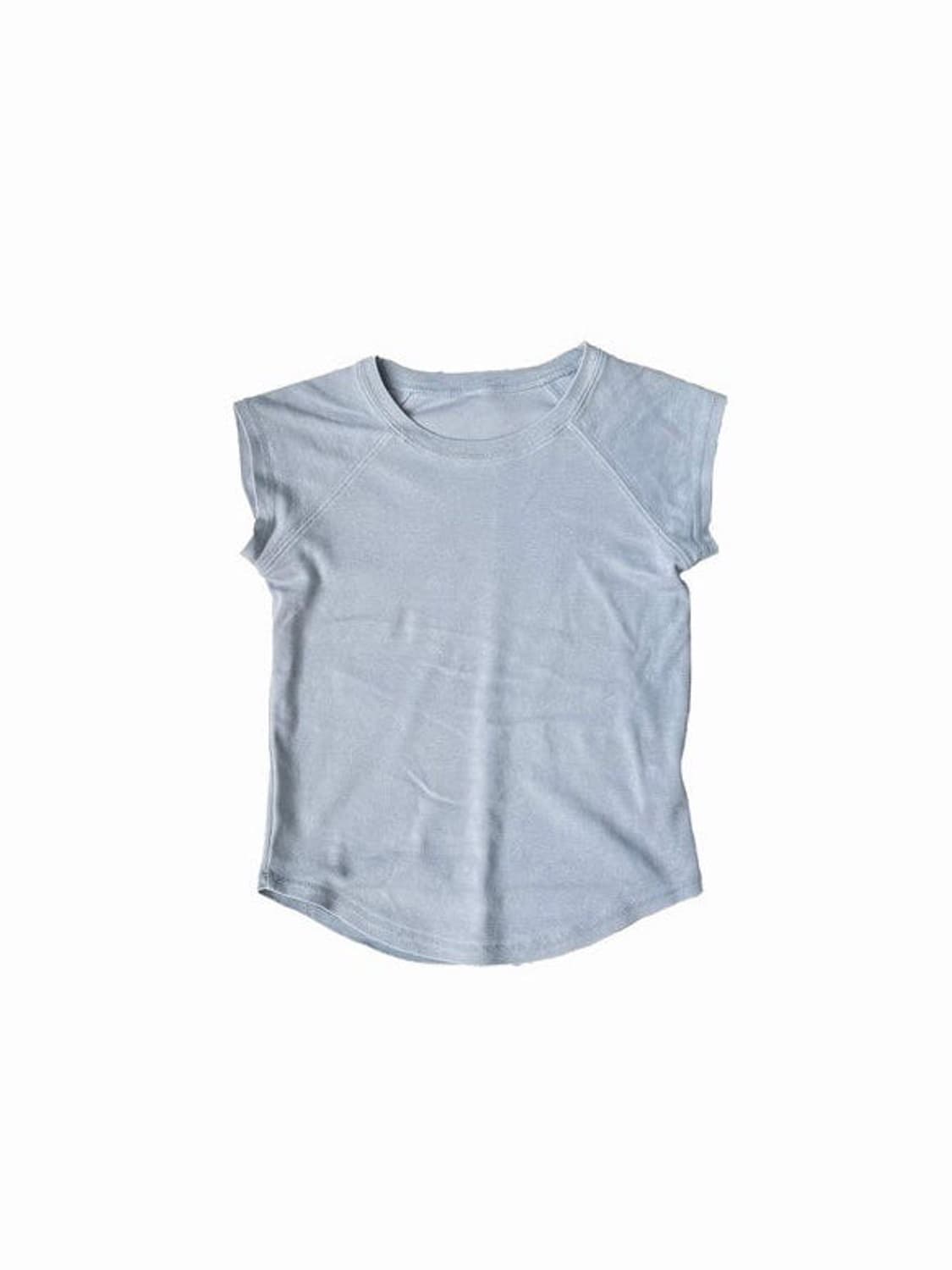 basic tee 스카이 블루 슬리브리스 상품이미지2
