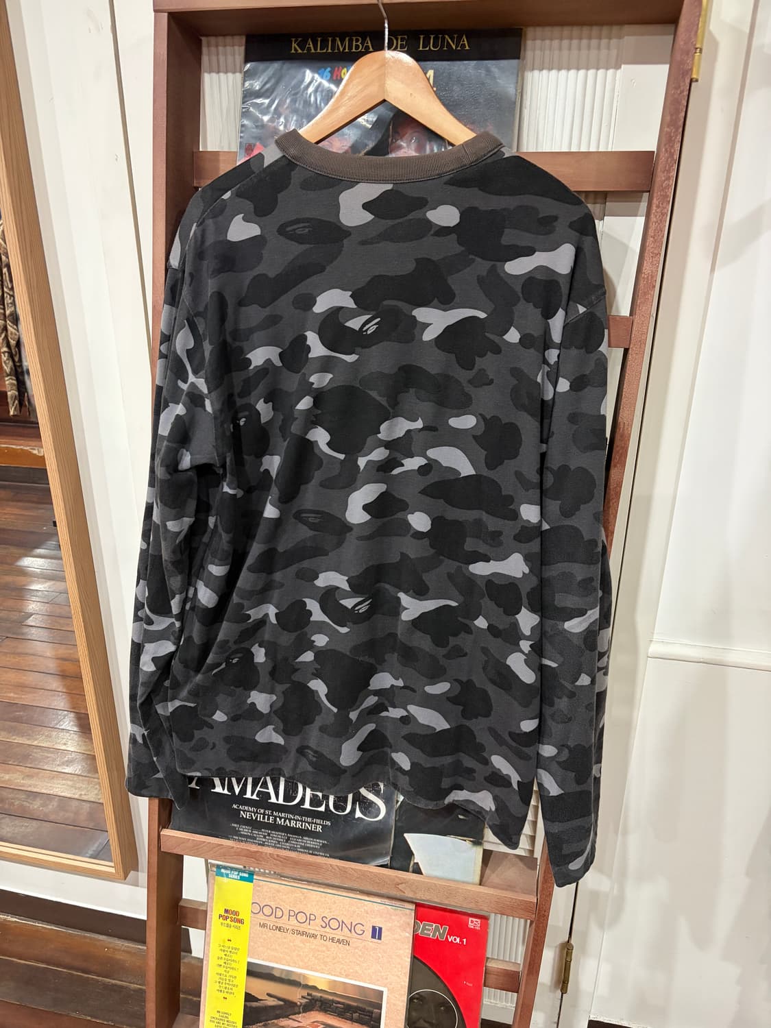 J148 00s Bape 베이프 카모 리버시블 롱슬리브 상품이미지3