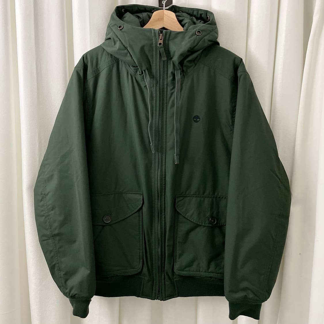 팀버랜드 그린 후드 점퍼 상품이미지3