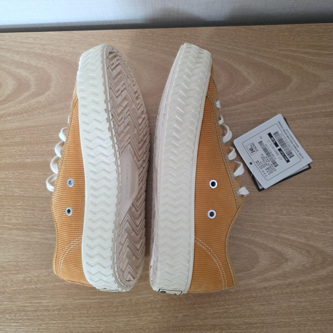 (240mm)엑셀시오르 코듀로이 스니커즈 운동화 상품이미지4