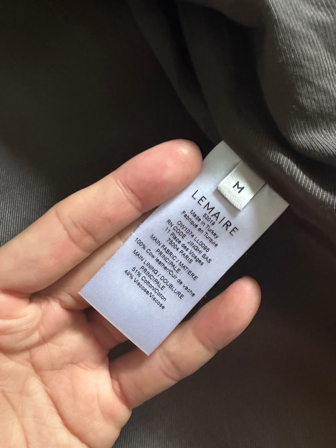 르메르 레더 자켓 상품이미지4