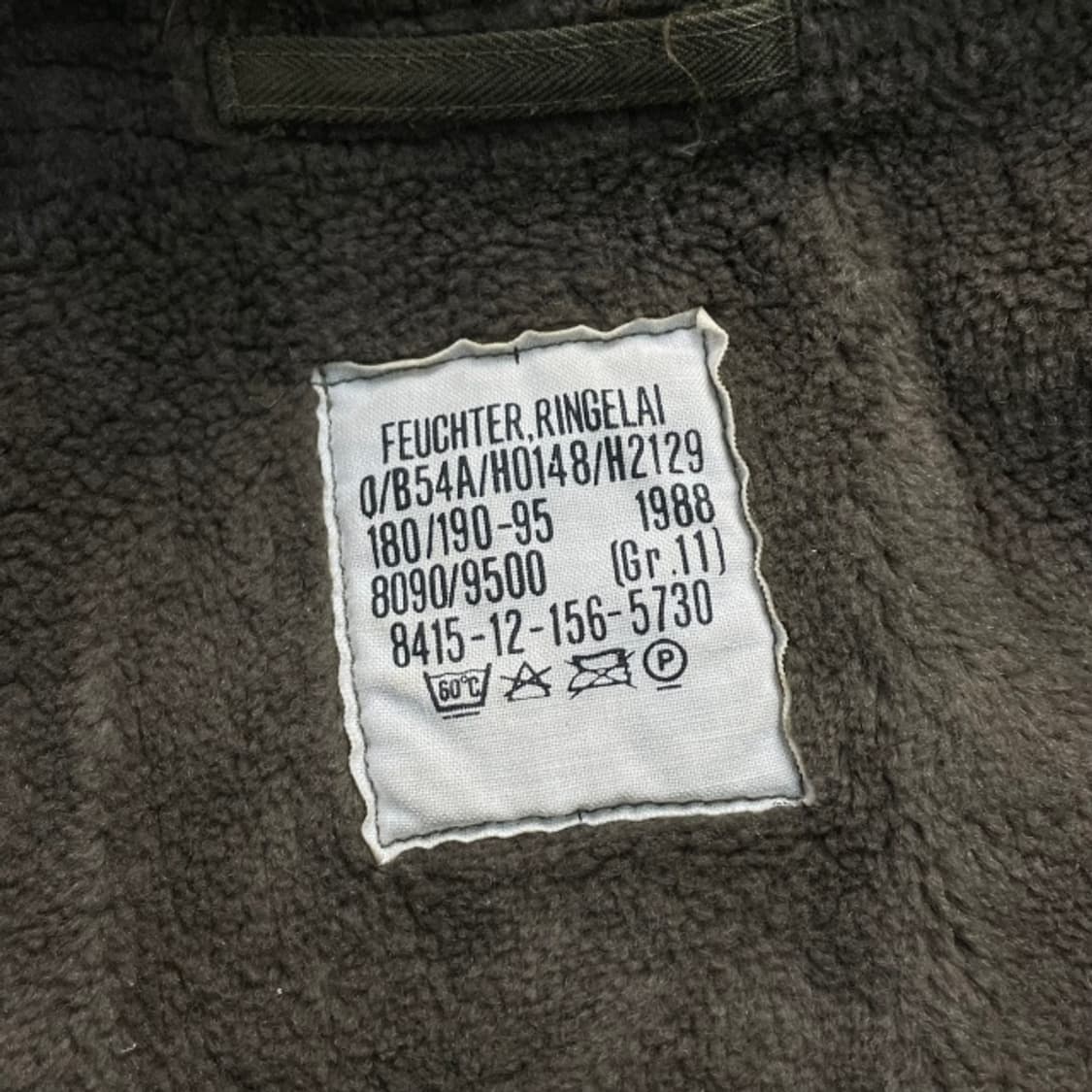 100 80s 독일군 밀리터리 야상 자켓  상품이미지3