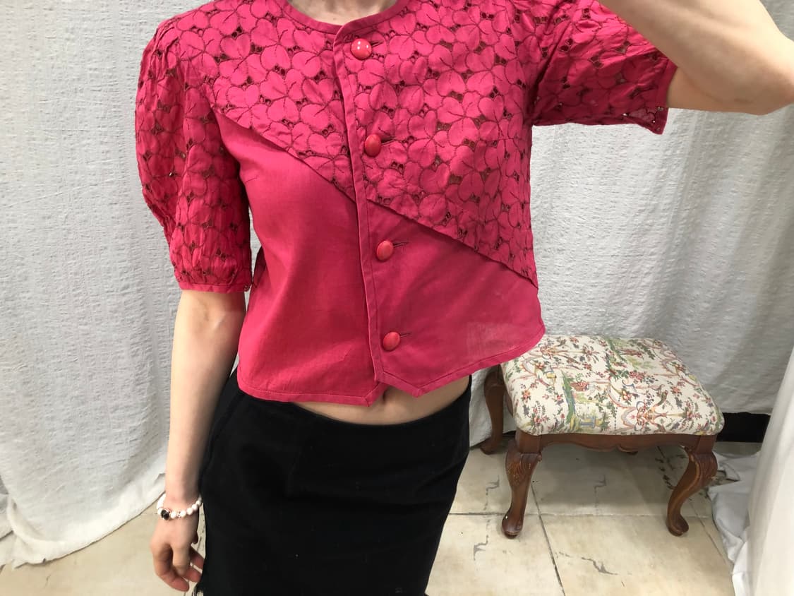 Rosy bloom crop jacket 상품이미지5