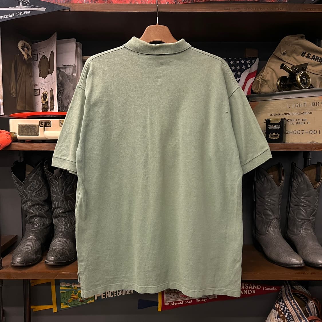 90's 하드락카페 made in USA 빈티지 PK 카라티 N1684 상품이미지2