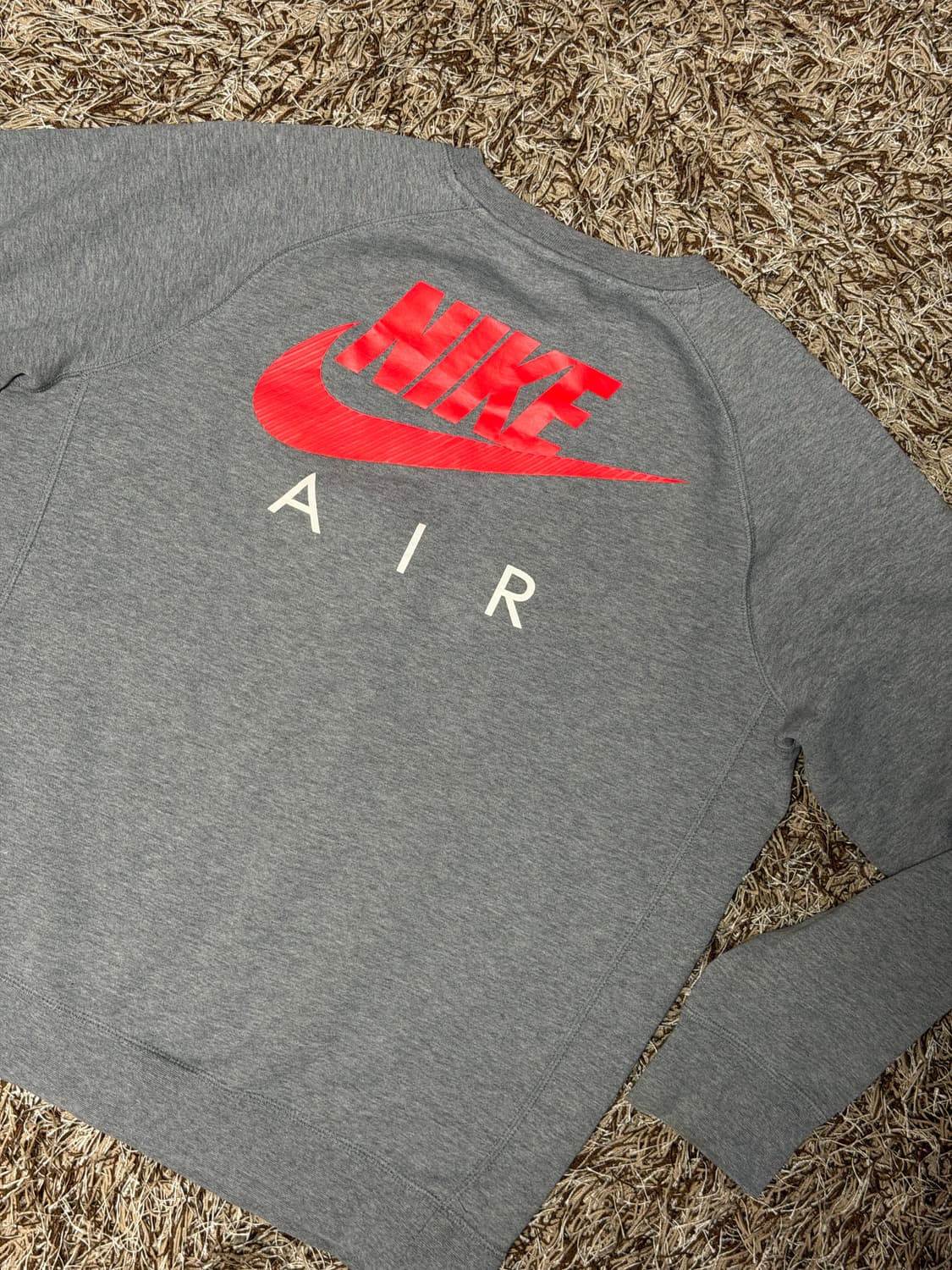 나이키 에어 그레이 맨투맨 티셔츠 상품이미지4