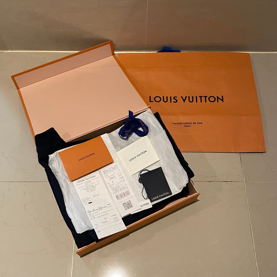 [32] 루이비통 가먼트 다이드 데님 카펜터 팬츠 바지 다크 네이비 상품이미지10