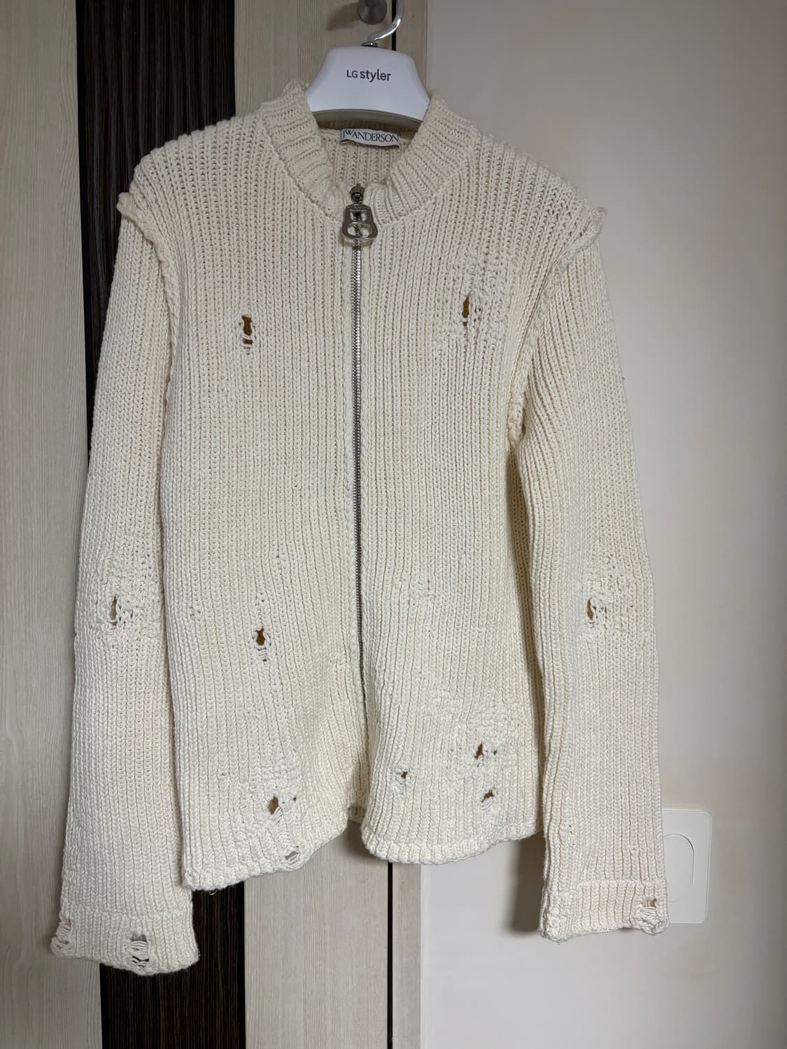JW앤더슨 디스트레스 이펙트 가디건 L 사이즈 상품이미지1