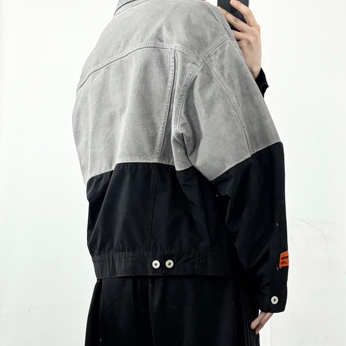 헤론 프레스톤 폴리쉘 믹스드 데님 자켓 상품이미지4