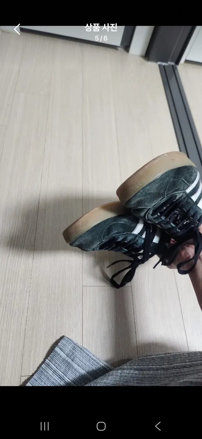 아디다스 가젤 스웨이드 블랙 280 상품이미지5