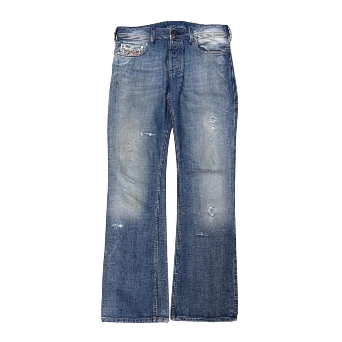 디젤 자티니 워싱 플레어 부츠컷 데님팬츠 상품이미지5