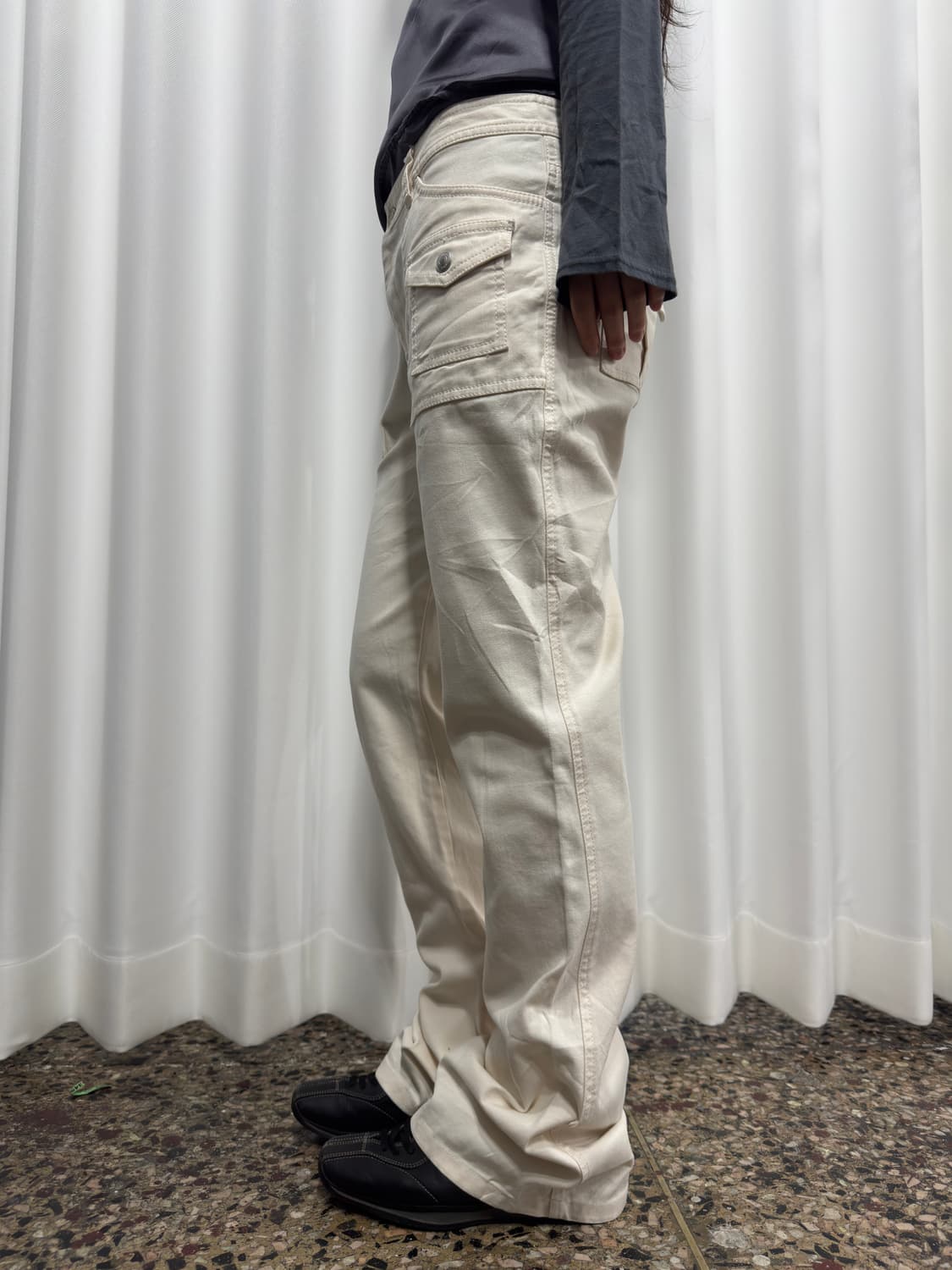 appena due ivory pocket pants 상품이미지3