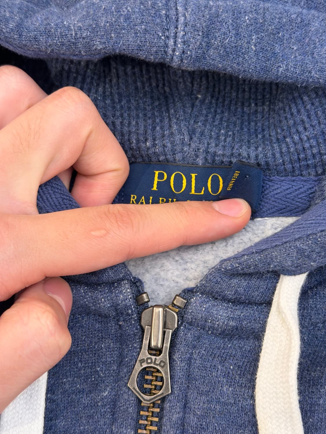 폴로 랄프로렌 포니 후드집업 인디고 블루 상품이미지3