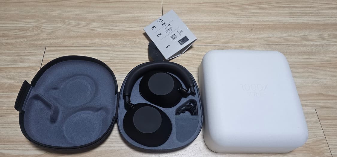 소니 WH-1000XM6 블랙 헤드폰  상품이미지1