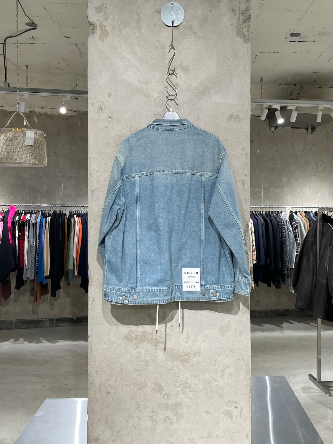 솔리드 옴므 21S/S 연청 히든 버튼 데님 자켓 상품이미지6