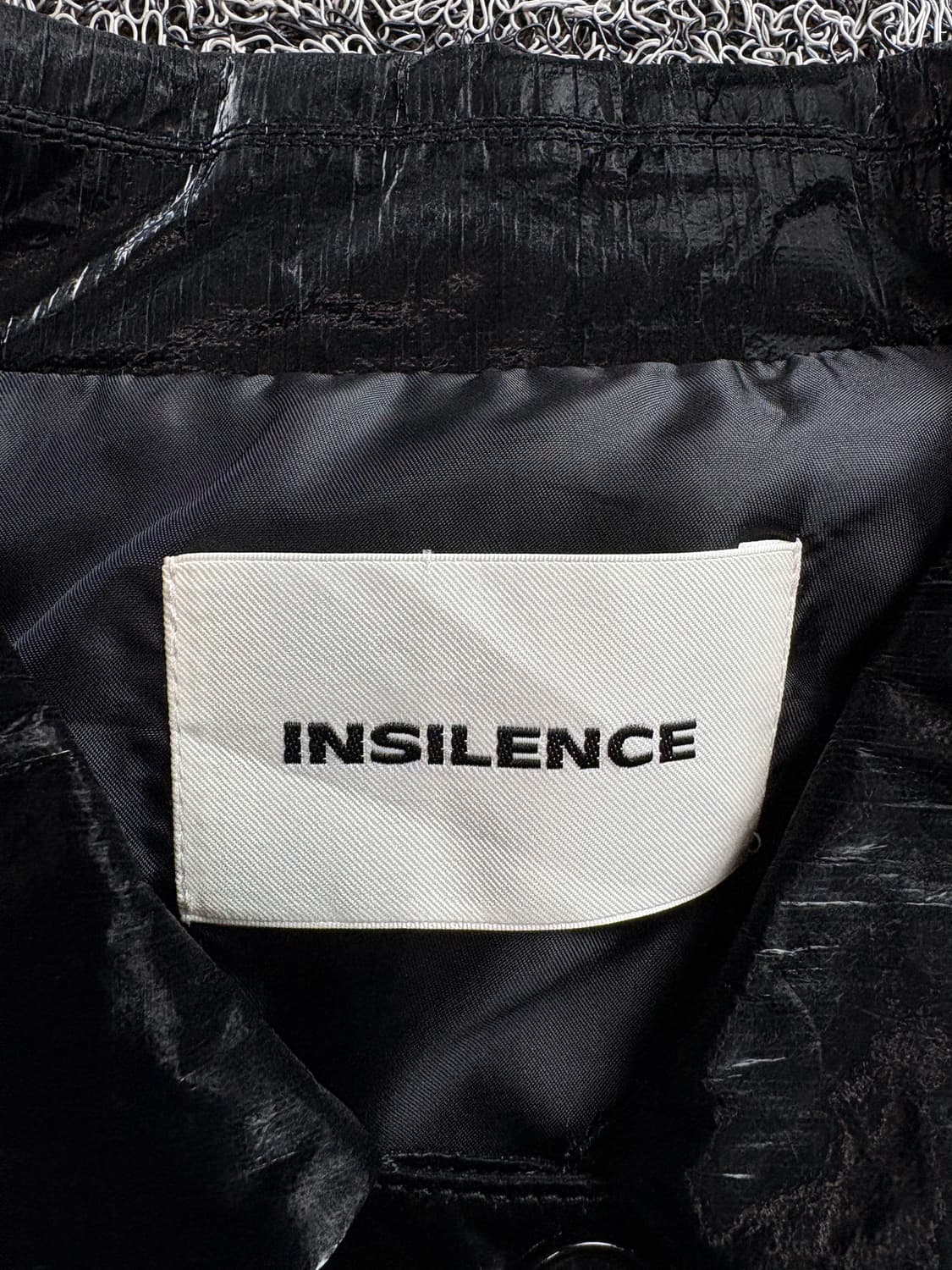 인사일런스 글로시 블루종 봄버 자켓 3446 상품이미지4