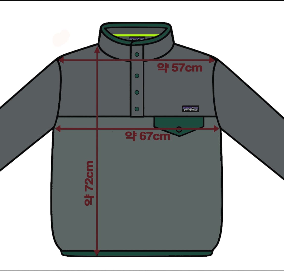 파타고니아 헤비웨이트 신칠라 풀오버 니켈 헌터그린 L 상품이미지7