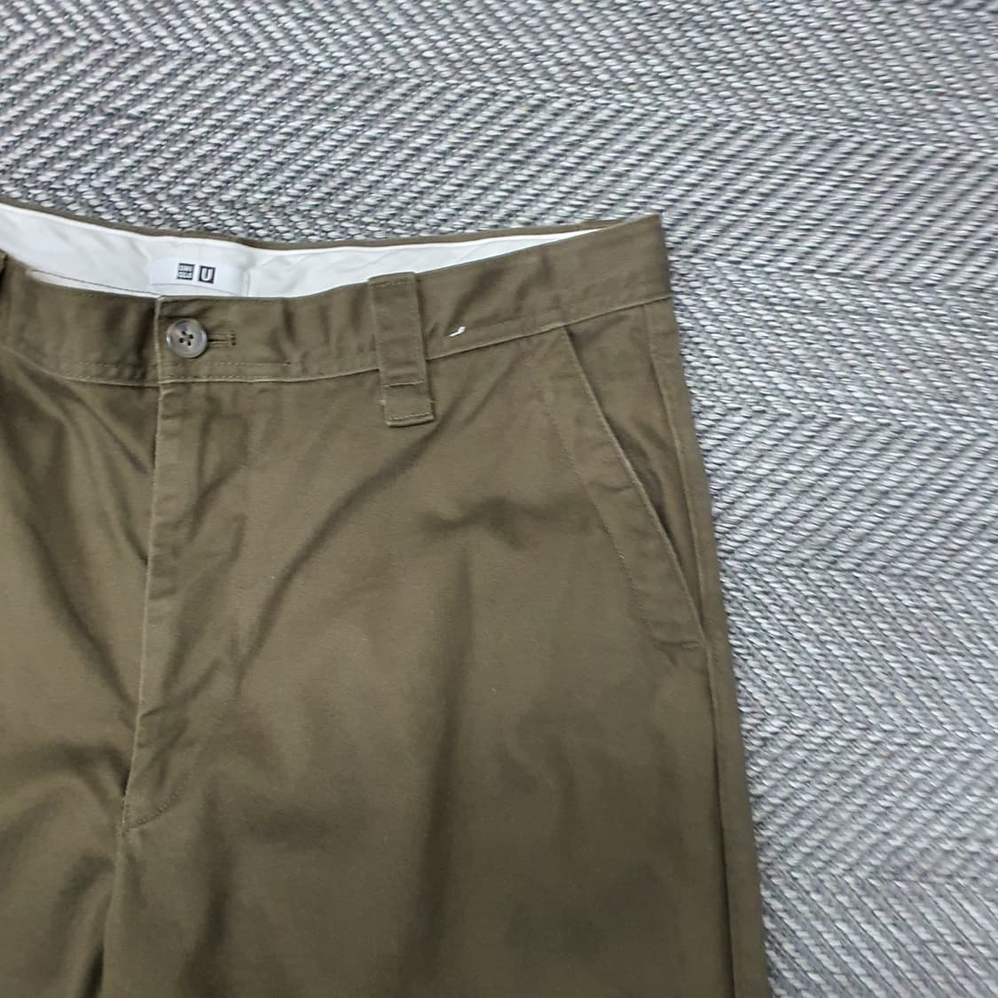 유니클로 와이드 면바지 남자36 상품이미지3