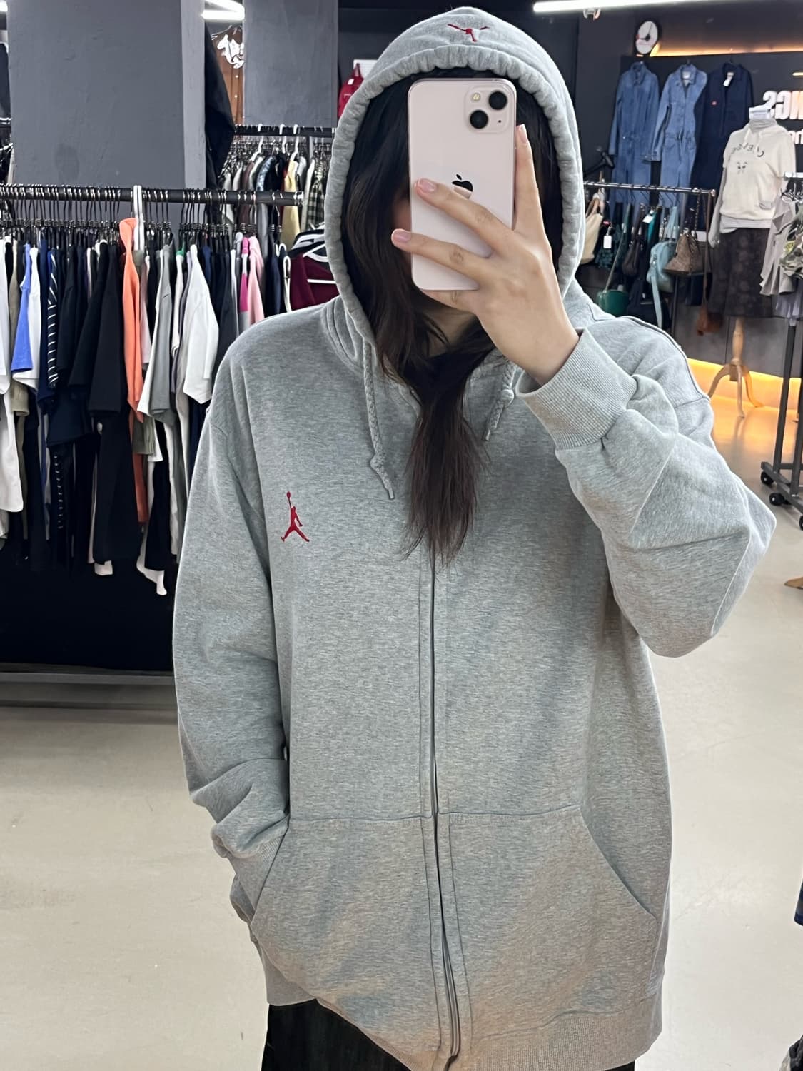 조던 그레이 후드집업 상품이미지1