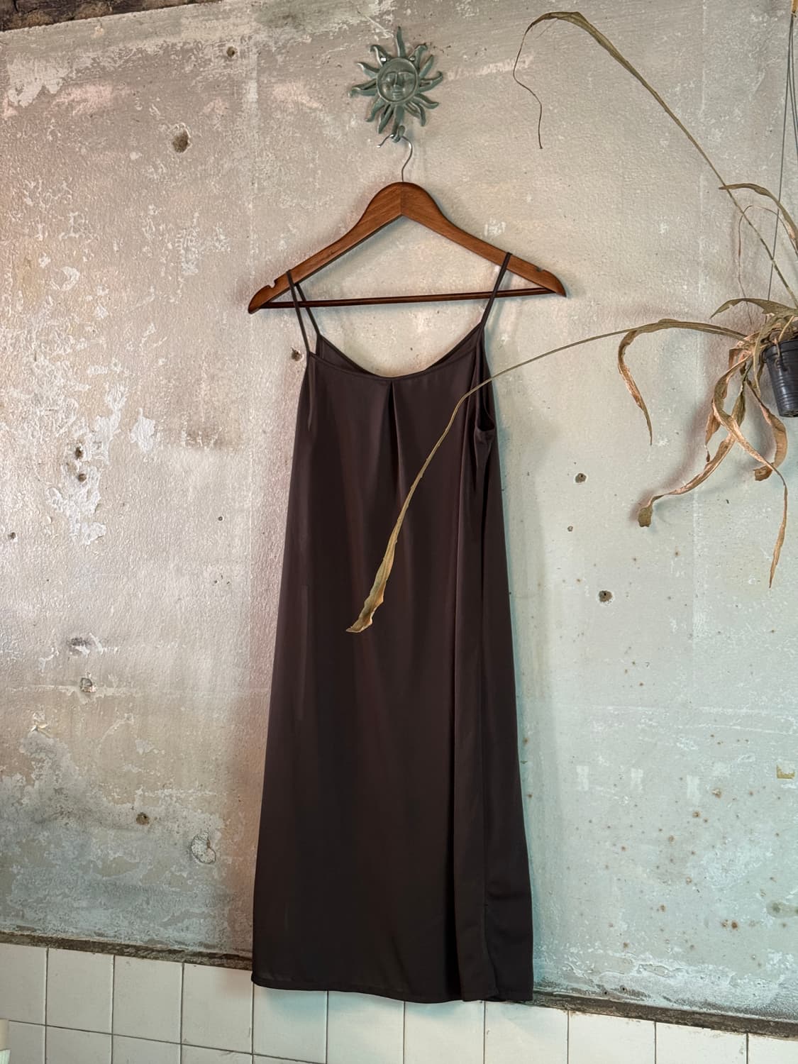 44-55 ) Japanese Vintage Satin Dress 상품이미지5