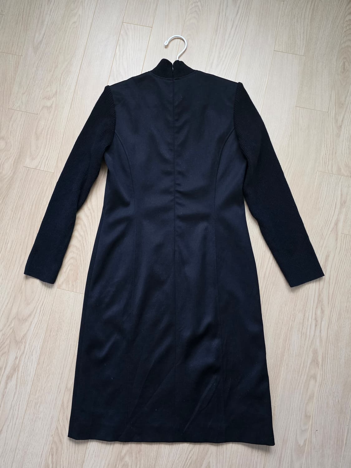 Courreges 꾸레쥬 니트혼방 로고 블랙 원피스 11AR 상품이미지7