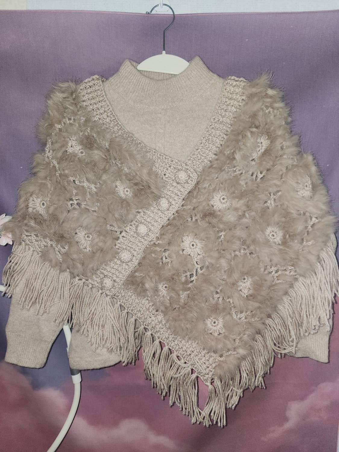 니트 숄 세트 상품이미지1