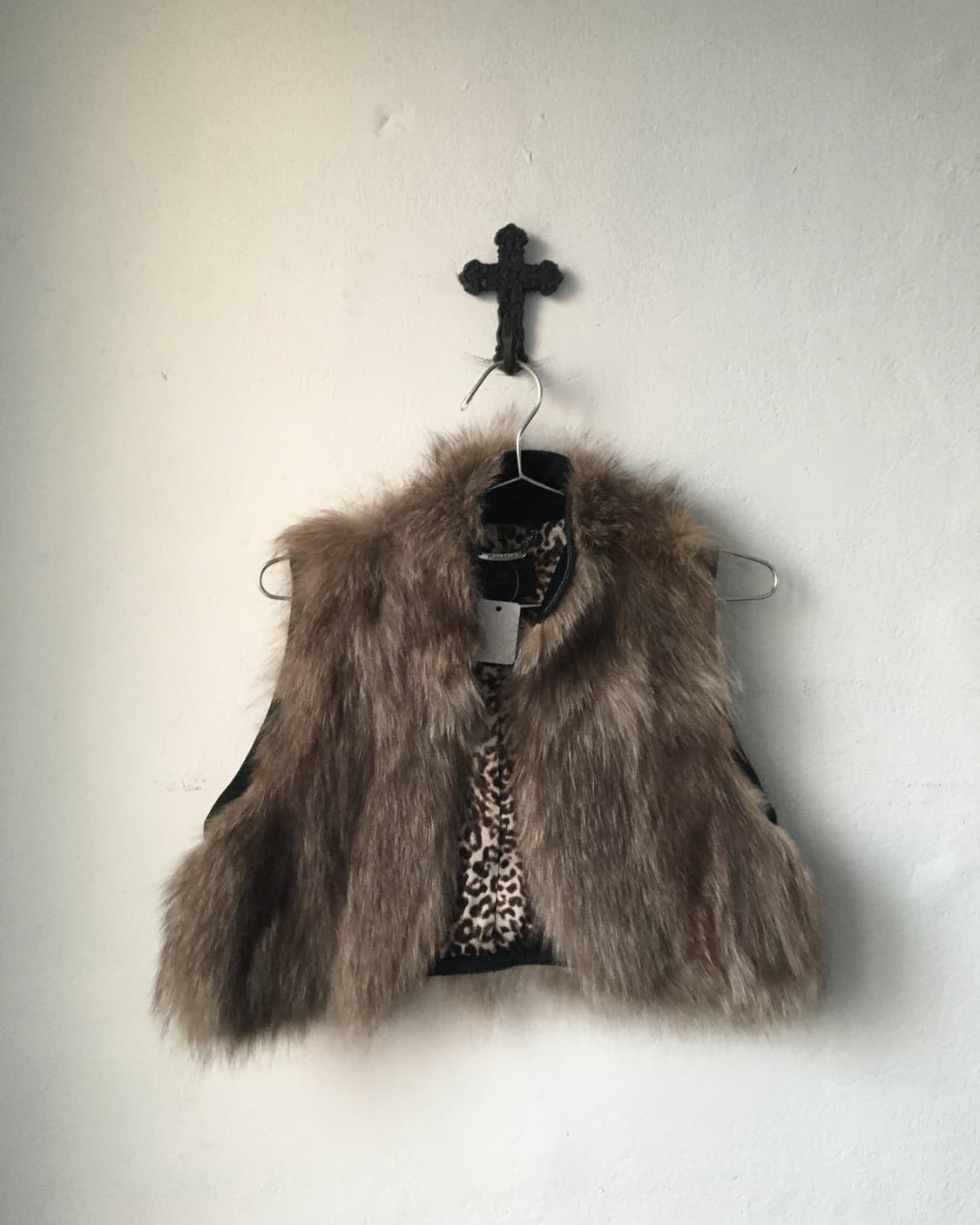 Rabbit fur vest 상품이미지2