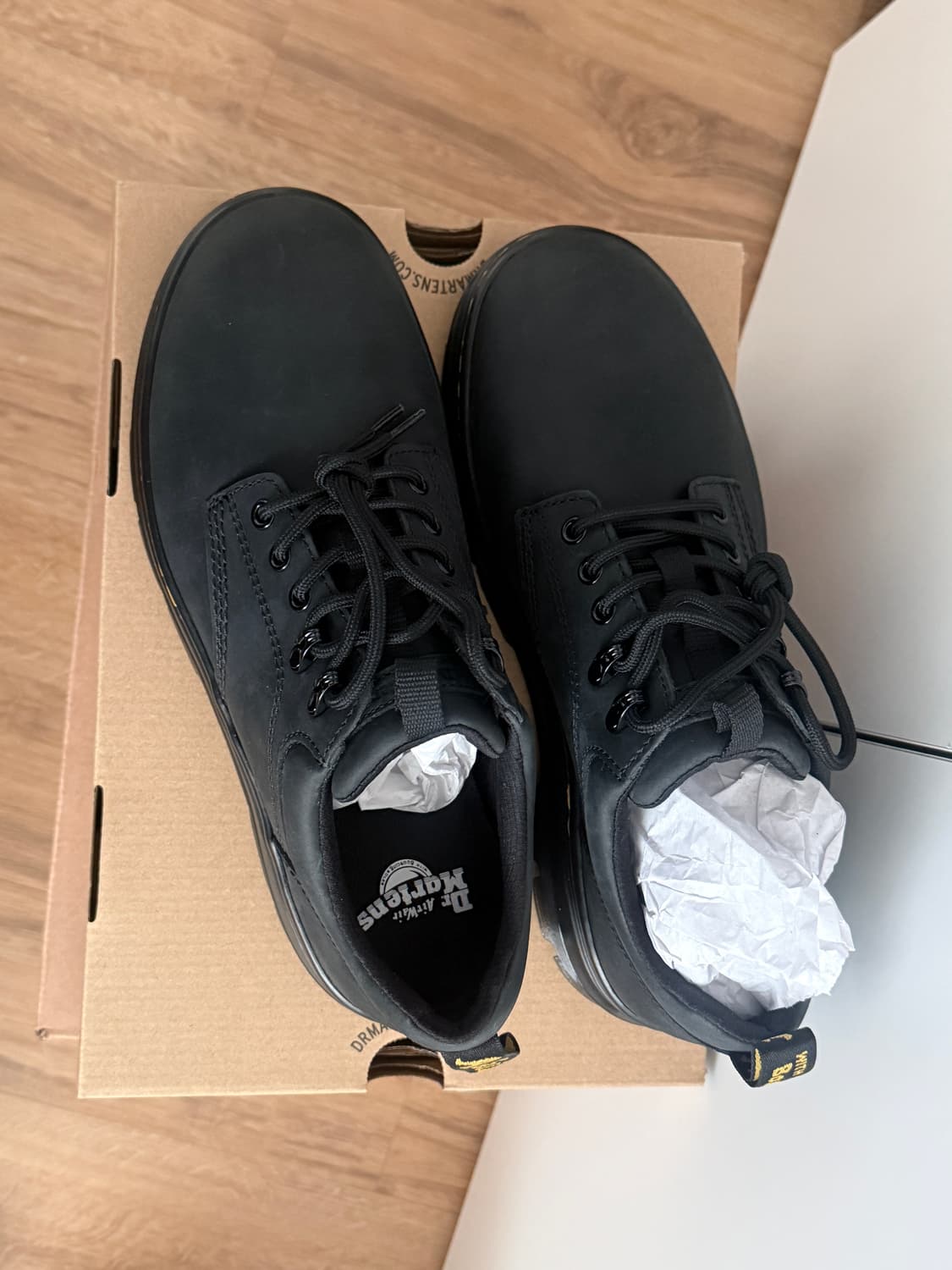 닥터마틴 리더 와이오밍 레더 유틸리티 슈즈 블랙 280 상품이미지2