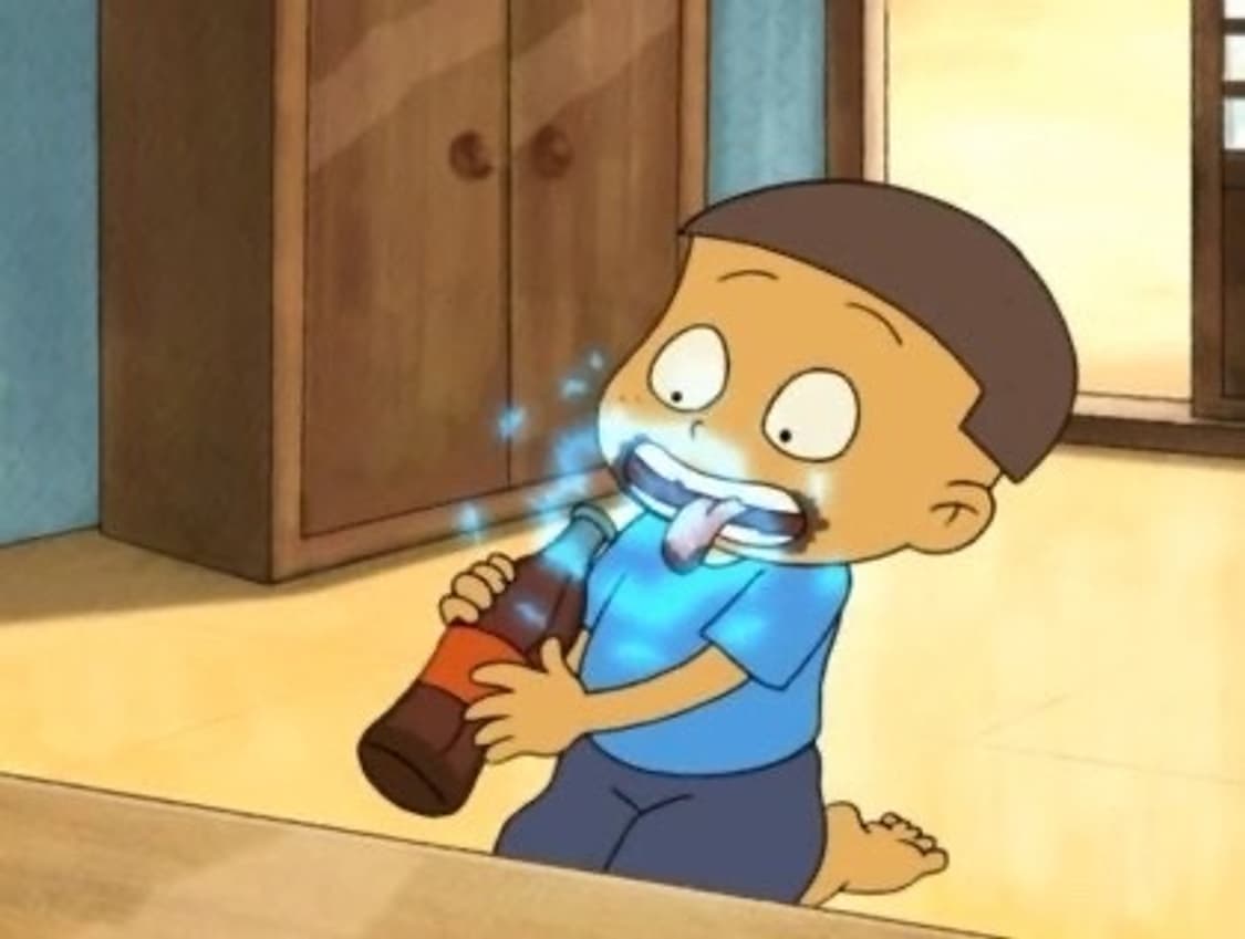 [스파오] 검정고무신 티셔츠 기철콜라L 상품이미지4