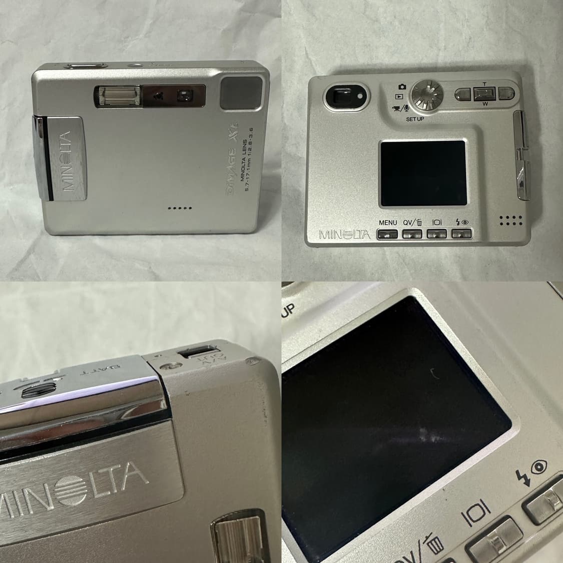 레어템 빈티지 디카 코니카 미놀타 디미지 DiMAGE Xt 실버 상품이미지7